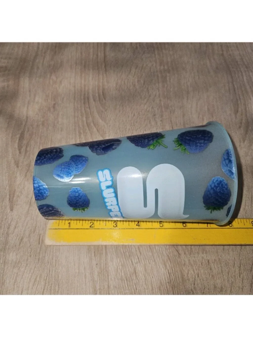 NEW ! SLURPEE Color Changing Cups! With Straws FRUIT Topper Limited Edition!